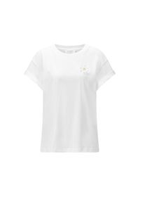 T-Shirt RICHROYAL, Damen, Gr. XS, wei&szlig;, Single Jersey, Obermaterial: 100% Baumwolle, unifarben, regular fit taillenbedeckt, Rundhals, eingesetzt angesetztes B&uuml;ndchen, Shirts T-Shirt, Regular fit mit Rundhalsausschnitt