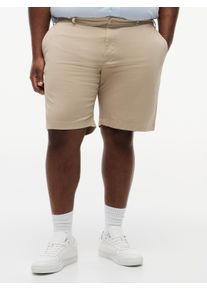 Tommy Hilfiger Big & Tall Chinoshorts "BT-DENTON 9.5 ESS TWILL-B", Damen, Gr. 46, N-Gr, sandalwood, Web, Obermaterial: 97% Baumwolle, 3% Elasthan, TOMMY HILFIGER BIG & TALL, ca. Mitte Knie, Hosen Chinoshorts, Twill, slim fit, Gro&szlig;e Gr&ouml;&szlig;en