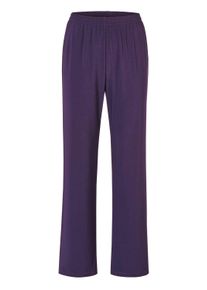 Schlupfhose GOLDNER "Bequeme Slinky-Hose mit Schlupfbund", Damen, Gr. 46, N-Gr, lila (amethyst), Obermaterial: 95% Polyester PES. 5% Elasthan EL., Hosen Schlupfhose