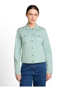 Jeansjacke Tom Tailor, Damen, Gr. L, blau haze, Denim/Jeans, Obermaterial: 98% Baumwolle, 2% Elasthan. Futter: 100% Baumwolle, unifarben, regular fit h&uuml;ftlang, Rundhals, Jacken Jeansjacke, mit Knopfleiste und Stretch