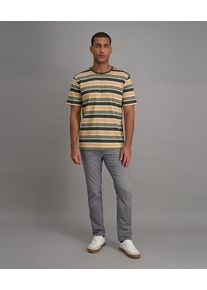 Chinohose "ERIC", Damen, Gr. 40, L&auml;nge 30, grau used, Web, Obermaterial: 84% Baumwolle, 14% Polyester, 2% Elasthan, Pioneer Authentic Jeans, straight fit lang, Hosen Chinohose, im Five-Pocket Style