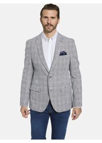 Sakko Babista "Sakko ZANZITE", Herren, Gr. 54, blau (grau kariert), Sakkos Sakko, im Karo-Design