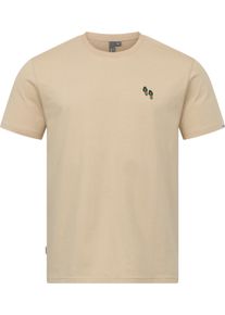 T-Shirt Ragwear "T-Shirt Samms B Gots YOUMODO", Damen, Gr. XL, beige (sand), Obermaterial: 100% Baumwolle CO., relaxed fit, Rundhals, Shirts T-Shirt
