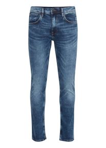 Slim-fit-Jeans Blend "Slim Fit Jeans BHJet", Herren, Gr. 27, L&auml;nge 32, blau (denim middle blau), Obermaterial: 93% Baumwolle CO. 6% Polyester PES. 1% Elasthan EL., Jeans Slim-fit-Jeans
