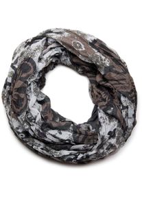 Loop styleBREAKER "Loop mit Blumen Allover Print", Damen, grau, Obermaterial: 100% Viskose CV., Modisch, Modet&uuml;cher Loop