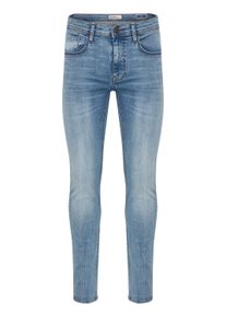 5-Pocket-Jeans Blend "5-Pocket-Jeans BHJet", Herren, Gr. 27, L&auml;nge 34, blau (denim bleach blau), Obermaterial: 91% Baumwolle CO. 7% Polyester PES. 2% Elasthan EL., Hosen 5-Pocket-Jeans