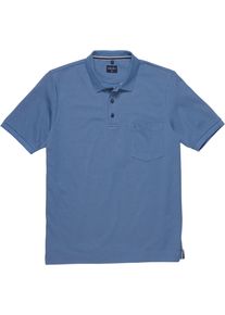 Poloshirt MARVELIS, Herren, Gr. XL, rauchblau, Jersey, Obermaterial: 57% Baumwolle, 43% Polyester, regular fit normal, B&uuml;ndchen, Shirts Poloshirt