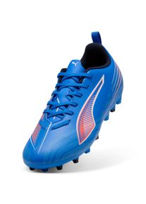 Fu&szlig;ballschuh Puma "ULTRA 6 PLAY MG JR", Kinder, Gr. 36, wei&szlig; (ultra blau, Puma wei&szlig;, glowing rot), Synthetik, Schuhe Fu&szlig;ballschuh, f&uuml;r Kunstrasenpl&auml;tze, f&uuml;r Jugendliche