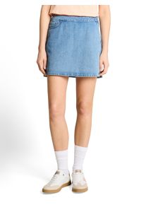 Jeansshorts Tom Tailor Denim, Damen, Gr. XXL, N-Gr, clean light stone blau, Denim/Jeans, Obermaterial: 100% Baumwolle. Futter: 65% Baumwolle, 35% Polyester, unifarben, normal kurz, Jeans Jeansshorts, Skort mit seitlichem Rei&szlig;verschluss