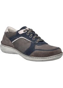 Schn&uuml;rschuh Josef Seibel "New Anvers 10, asphalt-multi", Damen, Gr. 50, grau (asphalt, multi), Obermaterial: 100% Rindsleder Leather cow., Schuhe Schn&uuml;rschuh