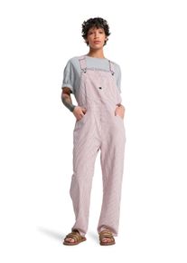 Latzkleid Quiksilver "Angua Stripes", Damen, Gr. XS, US-Gr&ouml;&szlig;en, burnt russet stripe, Obermaterial: 100% Walkfrottier;, Kleider Latzkleid