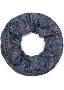 Loop styleBREAKER "Loop Schal mit Glitzerfaden und kleinen Pailletten", Damen, blau (dunkelblau meliert), Obermaterial: 50% Viskose CV. 50% Polyester PES., Modisch, Modet&uuml;cher Loop