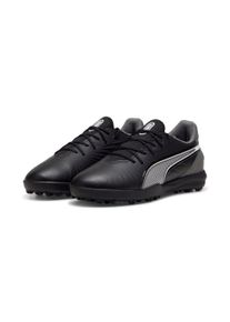 Fu&szlig;ballschuh Puma "KING MATCH TT JR", Kinder, Gr. 33, schwarz (Puma schwarz, Puma wei&szlig;, cool schwarz gray), Synthetik, Schuhe Fu&szlig;ballschuh, f&uuml;r synthetische Hartpl&auml;tze, f&uuml;r Jugendliche