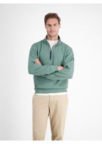 Sweatshirt Lerros "Unifarbener Sweattroyer f&uuml;r Herren", Herren, Gr. L, fjord blau, 90% Baumwolle, 10% Polyester, Sweatshirts Sweatshirt