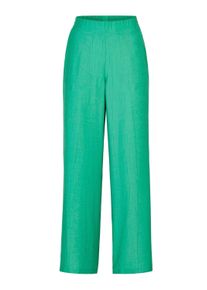 Schlupfhose GOLDNER "Kurzgr&ouml;&szlig;e Hose MARTHA mit Teil-Dehnbund", Damen, Gr. 27, K-Gr, gr&uuml;n, Obermaterial: 49% Lyocell CLY. 38% Viskose CV. 13% Polyamid PA., Hosen Schlupfhose