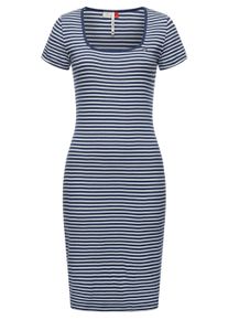 Shirtkleid Ragwear "Sommerkleid Kimber", Damen, Gr. XXL, N-Gr, blau (indigo blau), Obermaterial: 100% Baumwolle CO., Kleider Shirtkleid