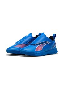Fu&szlig;ballschuh Puma "ULTRA 6 PLAY V IT JR", Jungen, Gr. 34, wei&szlig; (ultra blau, Puma wei&szlig;, glowing rot), Synthetik, Schuhe Fu&szlig;ballschuh, f&uuml;r Halle und Stra&szlig;e, f&uuml;r Jugendliche