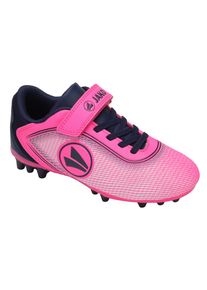 Fu&szlig;ballschuh Jako "J-SFG COURSE EV", Kinder, Gr. 32, neon pink, dk navy, Synthetik, Textil, Schuhe Fu&szlig;ballschuh, f&uuml;r Rasenpl&auml;tze, f&uuml;r Kinder