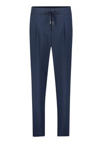 BETTY & CO Stretch-Hose BETTY & CO "Stretch-Hose mit Eingrifftaschen", Damen, Gr. 46, EURO, blau (dunkelblau), Obermaterial: 53% Baumwolle CO. 38% Polyamid PA. 9% Elasthan EL., Hosen Stretch-Hose