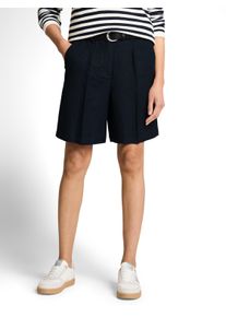Webshorts Tom Tailor, Damen, Gr. 46, N-Gr, sky captain blau, Web, Obermaterial: 55% Lyocell, 45% Viskose. Futter: 100% Viskose, unifarben, kurz, Hosen Webshorts, mit Viskose