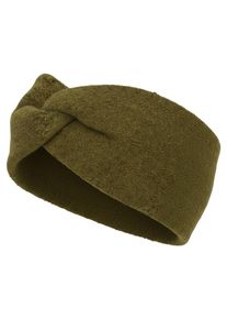 Stirnband styleBREAKER "Feinstrick Stirnband Twist Knoten", Damen, gr&uuml;n (oliv), Obermaterial: 100% Viskose CV., Modisch, M&uuml;tzen Stirnband