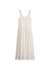 Marc O'Polo Tr&auml;gerkleid MARC O'POLO DENIM, Damen, Gr. XXL, N-Gr, silky wei&szlig;, Jersey, Obermaterial: 95% Baumwolle, 5% Elasthan, k&ouml;rpernah ca. Mitte Wade, Kleider Tr&auml;gerkleid, mit Spitzenrock aus reinem Organic Cotton