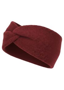 Stirnband styleBREAKER "Feinstrick Stirnband Twist Knoten", Damen, rot (bordeaux, rot), Obermaterial: 100% Viskose CV., Modisch, M&uuml;tzen Stirnband