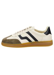 Sneaker Gant "Sneaker Cuzmo", Herren, Gr. 44, wei&szlig; (wei&szlig;, braun), Obermaterial: 100% Rindsleder Leather cow. Futter: 100% Rindsleder Leather cow. 100% Gummi rubber., Schuhe Sneaker