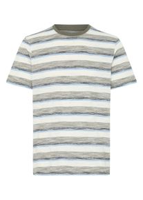 T-Shirt Blend "BHKOBE STRIPE S/S TEE", Damen, Gr. XL, dusty olive, Single Jersey, Obermaterial: 100% Baumwolle, geringelt, gestreift, regular fit normal, Rundhals, Shirts T-Shirt
