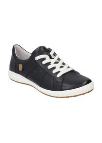 Sneaker Josef Seibel "Caren 01, schwarz", Damen, Gr. 44, schwarz, Obermaterial: 100% Rindsleder Leather cow., Schuhe Sneaker