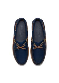 Bootsschuh Timberland "CLASSIC BOAT BOAT SHOE", Herren, Gr. 47,5, dk blu f grain, Leder, Schuhe Bootsschuh, Classic Bootsschuh aus Timberland Premium Leder