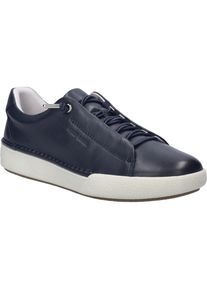 Sneaker Josef Seibel "Claire 24, indigo", Damen, Gr. 38, blau (indigo), Obermaterial: 100% Rindsleder Leather cow., Schuhe Sneaker