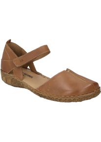 Sandale Josef Seibel "Rosalie 42, braun", Damen, Gr. 45, braun (cognac), Obermaterial: 100% Rindsleder Leather cow., Schuhe Sandale