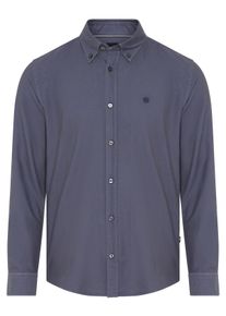 Businesshemd BOSS "ROAN", Damen, Gr. M, N-Gr, open blau466, Web, Obermaterial: 100% Baumwolle, unifarben, slim fit h&uuml;ftbedeckend, 1-Knopf-Manschette mit Schlitz, Hemden Businesshemd, Langarm, Button-Down-Kragen, slim fit