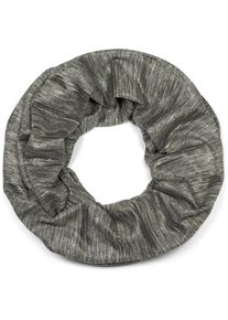 Loop styleBREAKER "Loop Schal mit Glitzerfaden und kleinen Pailletten", Damen, gr&uuml;n (oliv meliert), Obermaterial: 50% Viskose CV. 50% Polyester PES., Modisch, Modet&uuml;cher Loop