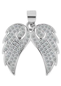 Adelia&acute;s Kettenanh&auml;nger ADELIA&acute;S "Damen Anh&auml;nger &iquest; Fl&uuml;gel Anh&auml;nger aus 925 Silber mit Zirkonia", silber, Schmuckanh&auml;nger, Damen, Kettenanh&auml;nger