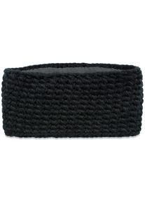 Stirnband styleBREAKER "Breites Grob Geh&auml;keltes Stirnband Einfarbig", Damen, schwarz, 100% Polyacryl PAN. Futter: 100% Polyester PES., Modisch, M&uuml;tzen Stirnband