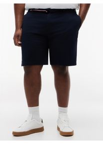 Tommy Hilfiger Big & Tall Chinoshorts "BT-DENTON 9.5 ESS TWILL-B", Damen, Gr. 46, N-Gr, desert sky, Web, Obermaterial: 97% Baumwolle, 3% Elasthan, TOMMY HILFIGER BIG & TALL, ca. Mitte Knie, Hosen Chinoshorts, Twill, slim fit, Gro&szlig;e Gr&ouml;&szlig;en