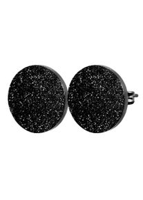 Adelia&acute;s Paar Ohrstecker ADELIA&acute;S "Damen Ohrringe &iquest; Ohrstecker aus Edelstahl", schwarz, Ohrringe, Damen, Edelstahl, Paar Ohrstecker