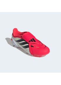 Fu&szlig;ballschuh adidas Performance "PREDATOR LEAGUE F&Uuml;R KIDS MIT UMSCHLAGBARER ZUNGE F&Uuml;R FESTE B&Ouml;DEN", Kinder, Gr. 30, lucid rot, core schwarz, ftwr wei&szlig;, Synthetik, Textil, Schuhe Fu&szlig;ballschuh, Au&szlig;ensohle f&uuml;r Rasen und feste B&ouml;den, f&uuml;r Jugendliche & Kinder
