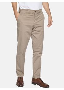 Chinos Babista "Chino DELMARIO", Herren, Gr. 58, N-Gr, beige, Obermaterial: 98% Baumwolle CO. 2% Elasthan EL., Hosen Chinos