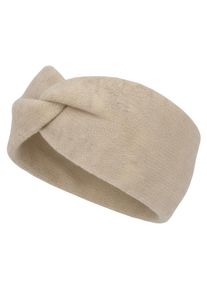 Stirnband styleBREAKER "Feinstrick Stirnband Twist Knoten", Damen, beige, Obermaterial: 100% Viskose CV., Modisch, M&uuml;tzen Stirnband