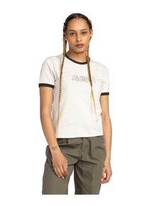 T-Shirt Element "Yarnhill Ringer", Damen, Gr. M, oat milk, Obermaterial: 100% Walkfrottier;, Shirts T-Shirt