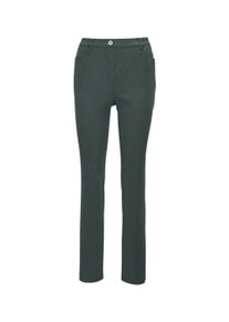 Schlupfhose GOLDNER "Kurzgr&ouml;&szlig;e Leichte Baumwollschlupfhose MARTHA", Damen, Gr. 27, K-Gr, lila (aubergine), Obermaterial: 98% Baumwolle CO. 2% Elasthan EL., Hosen Schlupfhose