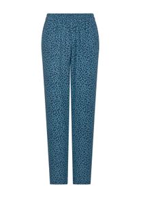 Schlupfhose GOLDNER "Hose SARA mit Millefleurs-Print", Damen, Gr. 46, N-Gr, dunkelblau, gemustert, Obermaterial: 100% Viskose CV., Hosen Schlupfhose