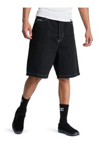Jeansbermudas DC Shoes "Baggy", Damen, Gr. 28(XS), schwarz tint, Obermaterial: 75% Walkfrottier, 25% Walkfrottier;, Jeans Jeansbermudas