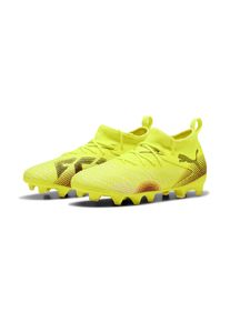 Fu&szlig;ballschuh Puma "FUTURE 8 MATCH FG/AG JR", Kinder, Gr. 38, gelb (gelb alert, Puma schwarz, sun struck), Synthetik, Schuhe Fu&szlig;ballschuh, f&uuml;r Rasen- und Kunstrasenpl&auml;tze, f&uuml;r Jugendliche