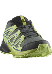 Wanderschuh Salomon "SPEEDCROSS J", Damen, Gr. 32, gr&uuml;n (urban chic, sharp gr&uuml;n, schwarz citron), Synthetik, Textil, Schuhe Wanderschuh, wasserdicht