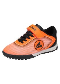Fu&szlig;ballschuh Jako "J-ST COURSE EV", Kinder, Gr. 30, orange (neon orange, jet schwarz), Synthetik, Textil, mehrfarbig, Schuhe Fu&szlig;ballschuh, f&uuml;r verschiedene, synthetische Hartplatz-Typen, f&uuml;r Kinder