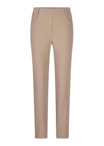 Chinohose GOLDNER "Kurzgr&ouml;&szlig;e Schmale 7/8-Stretchhose LOUISA", Damen, Gr. 26, K-Gr, beige, Obermaterial: 95% Polyamid PA. 5% Elasthan EL., Hosen Chinohose